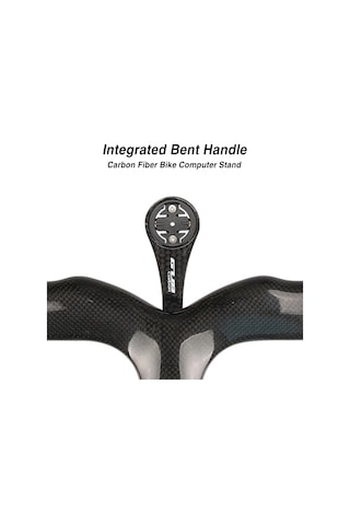 Bisiklet Bilgisayar Montaj Kolu Karbon Fiber Entegre Y28473 Siyah Siyah