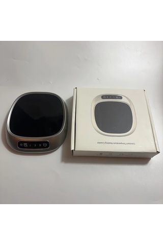 Willowhaven 1 Adet Gri Akıllı Termostatlı Bardak Altlığı Usb Ofis Kahve Sıcak İçecek