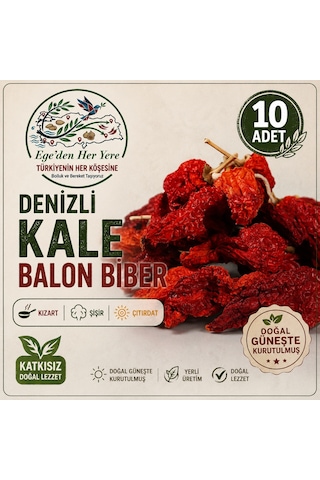 Denizli Tatlı Kale Biberi Balonbiber 10'lu