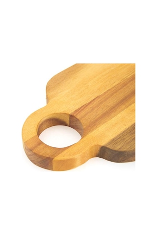 Naturalove Akasya Dikdörtgen Kesme Tahtası - Kahverengi - 32x12 Cm Kahverengi