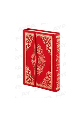 Ayfa Cami Boy Mühürlü Kuran-I Kerim Kırmızı