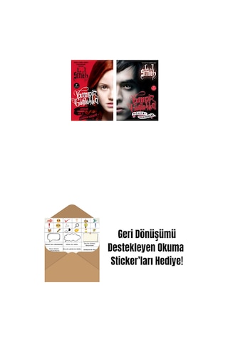 Vampir Günlükleri - Vol. 3 Kaderin Yükselişi + Vampir Günlükleri - Dönüş: Gölge Ruhlar + Okuma Sticker'ları