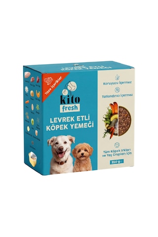 Kito Fresh Levrek Etli Taze Yetişkin Köpek Yemeği 250 G