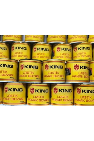 Ahmet Otomotiv Lastik Yanak Boyası Inci Beyazı 500 Gr + Bant + Fırça Komple Set