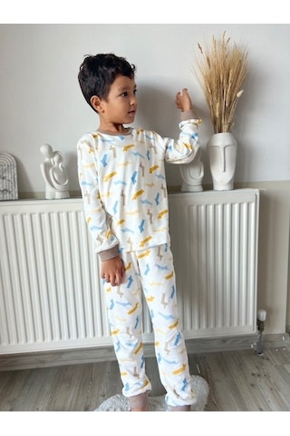 Key Kids Modal Köpekli Pijama Takımı 2-10 Yaş Çok Renkli