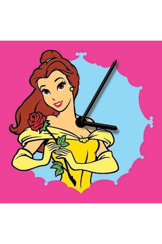 Disney Bella Saat Clock Kum Boyama Seti-red Castle S-0016