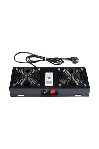 Lande 2'li Fan Modülü Termostat Switchli Duvar Tipi İçin Ln-fan-thm-2fwm-lg