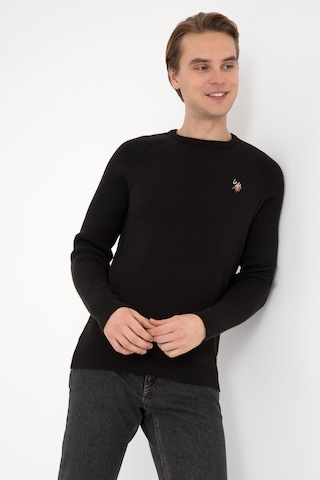 U.s. Polo Assn. Erkek Siyah Kazak /triko 50314983-vr046 Siyah