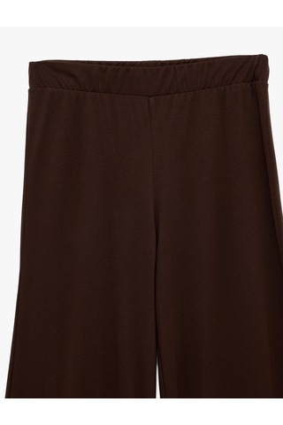 Koton Rahat Kalıp Modal Pijama Altı Kahverengi 6wlk40197mk Kahve