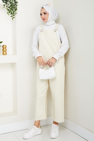 Tek Cepli Bahçıvan Tulum 1553 - Bej Bej