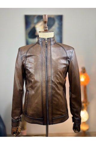 Always Leather Usta İşi Özel Dikim %100 Hakiki Deri 1803340023 Kahverengi