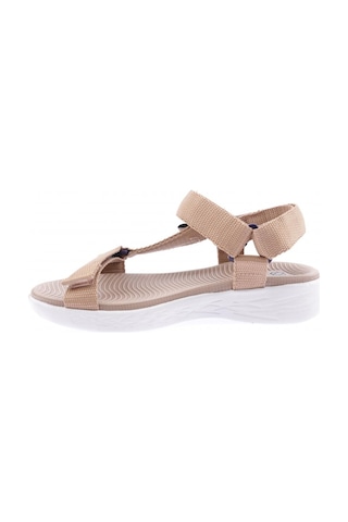 Dgn 103-23y Kadin Bantli Cirtli Sandalet 103-2265-R0152 Bej