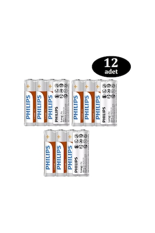 Philips Longlife Aa R6 1.5v 12'li Kalem Pil