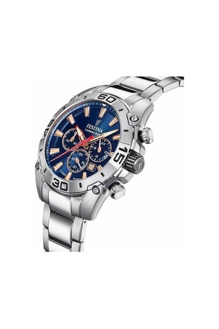 Festına F20543/4 Chrono Bıke Erkek Kol Saati Gümüş