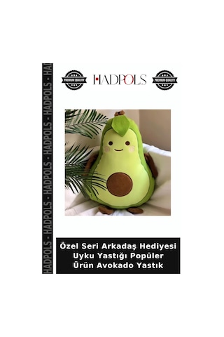 Özel Seri Arkadaş Hediyesi Uyku Yastığı Popüler Ürün Avokado Yastık Çok Renkli
