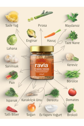 Ravla 17 Sebzeli Tarhana - 200 G