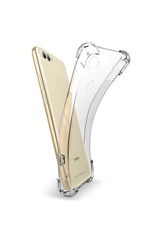 Huawei P Smart Kılıf Zore Nitro Anti Shock Silikon Renksiz