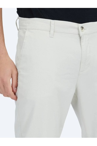 Kip Taş Düz Dokuma Jogging Fit Casual Pamuk Karışımlı Pantolon Taş