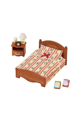 Sylvanian Families 5019 Yarı Çift Kişilik Yatak Oyuncak Bebek Ve Aksesuarlar Abanoz - Beyaz