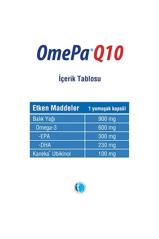 Omepa Q10 60 Kapsül Tanışma Paketi Shaker Hediyeli