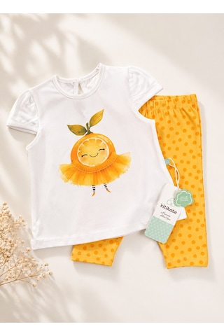 KitiKate Organik Limonella 2'li Takım Sarı Sari