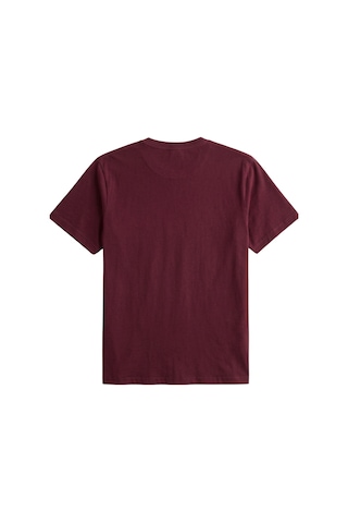 Genius Store Erkek Siyah Tişört %100 Pamuk Süprem Basic Tişört Bisiklet Yaka Nakışlı T-shirt Erkek-nakışlı Bordo