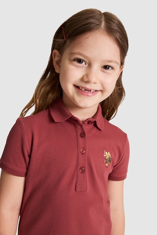 U.S. Polo Assn. Kız Çocuk Vişne Elbise Örme 50325597-vr223
