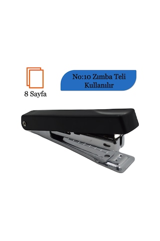 Eagle 8 Sayfa Kapasiteli No:10 Cep Boy Zımba Makinası (1001BDS) S