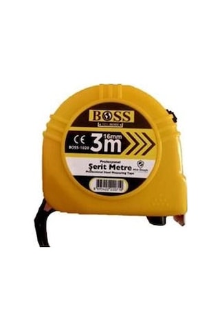 Boss Şerit Metre 16mm 3 Metre Kdo Diğer