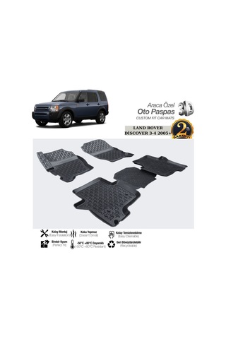 3d Paspas Siyah Land Rover Dıscovery 03-4 2005++
