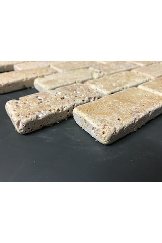 Kale Carena Gold Midi Tuğla Dizimi Doğaltaş Fileli (60Rgd029)