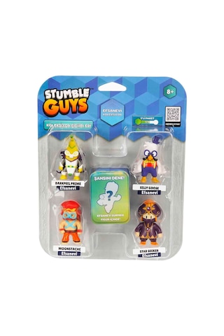 Stumble Guys Mythic Figures 5pack Collectible Blister Set 3