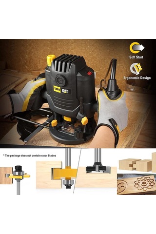 Cat DX89 2100 W Profesyonel El Frezesi 12 MM