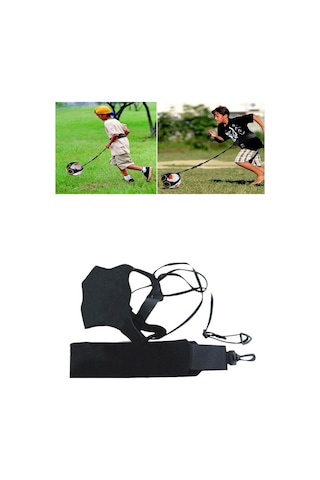 Bundera Ayarlanabilir Tekmelik Top Tutucu Bel Kemeri - Futbol Topu Antrenman Egzersiz Eğitici Kemer Korse