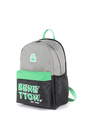 Çocuk Kol Saati Hediyeli Benetton Büyük Kapasiteli Çocuk Okul Çantası B.nt.03841
