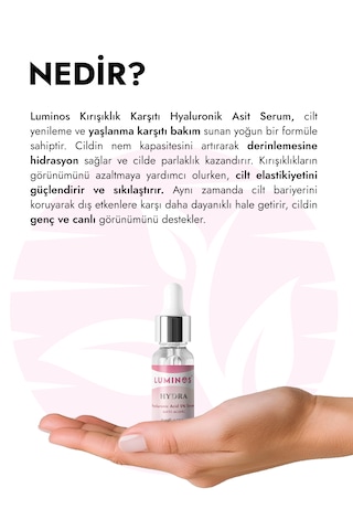Luminos   Hyaluronik Asit Serum 10 ML