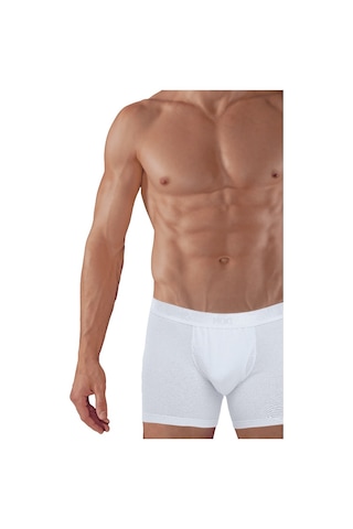 The Don Organic Blended Long Leg Brief Erkek Boxer Beyaz