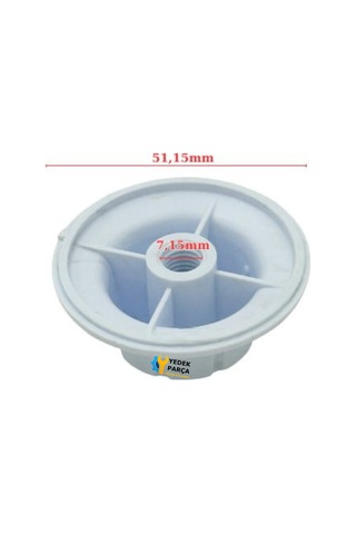 Vantilatör Pervane Somunu 51mm Dış Çap 7mm Diş Giriş