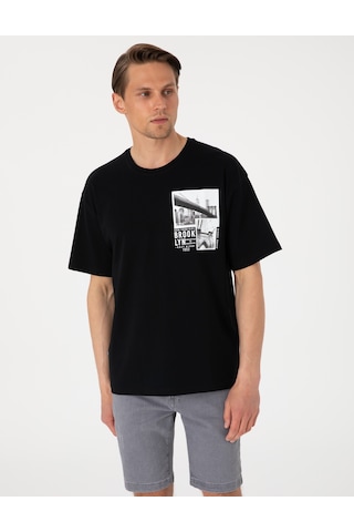 Pierre Cardin Erkek Siyah Tişört 50310144-vr046 Siyah