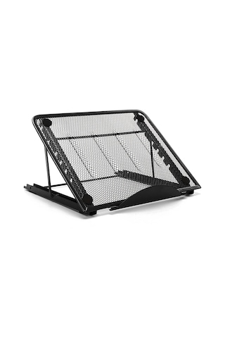 Kosona Metal Bilgisayar Ve Tablet Ayaküstü, Çok Renk Seçeneği, Çalışma Ve Okuma İçin Sabitleyici - Siyah