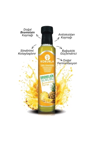 Bromelain Ananas İçeren Detox Şurubu 250 Ml Bromelain Ananas İçeren Detox Şurubu 250 Ml