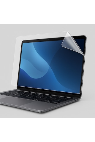 Apple Uyumlu MacBook Pro 13" M1 2020 Evoque Case + 9h Nano Ekran Koruyucu Siyah