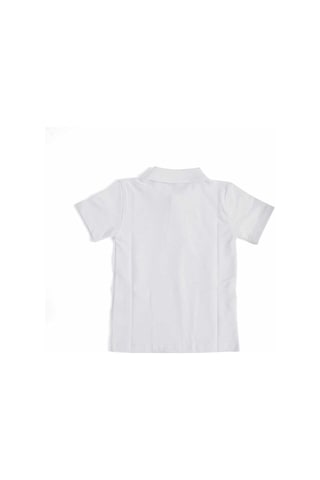 Alm Beyaz Kısa Kol 6-16 Yaş Çocuk Okul Lakos Tişört/t-shirt - 80238-beyaz Renkli