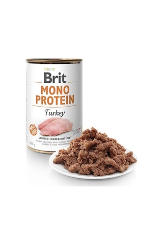 Brit Mono Protein Hindi Etli Hassas Yetişkin Köpek Konservesi 400 Gr 110-20004.01