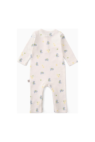 Boumini Bebek Uzun Kollu Çıtçıtlı Tulum Mavi Miskin-mavi Miskin Mavi