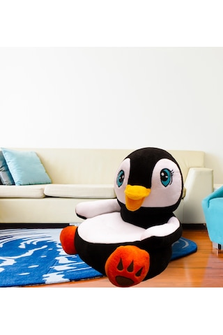 Özgüner Oyuncak Penguen Peluş Oyuncak Çocuk Koltuğu (%100 Yerli)