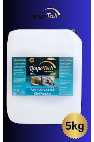 Buharlı Far Temizleme Sıvısı, Far Kimyasalı, Far Parlatıcı, Kloroform, Araba Farı Parlatıcı 5kg