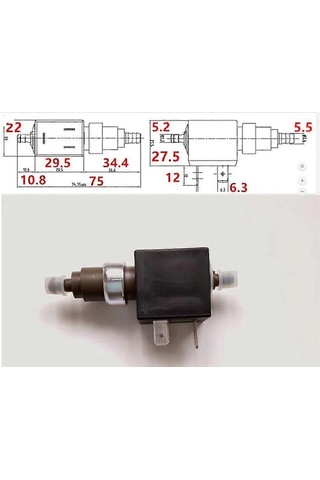 Ny 220v 19w Elektromagnetisk Pump Kompatibel Med Ångmopp Ånga Kompatibel Med Ceme E15-perfet