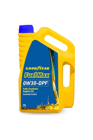Goodyear Fuel Max 0W30-Partikül 7 Litre Motor Yağı