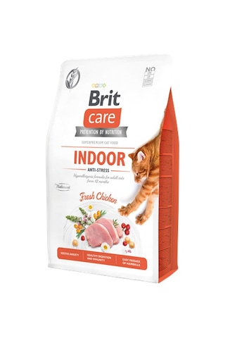 Brit Care Ev İçinde Yaşayanli Kediler İçin, Tahılsız, Hipoalerjenik, Taze Tavuk Etli Kuru Mama 2 Kg